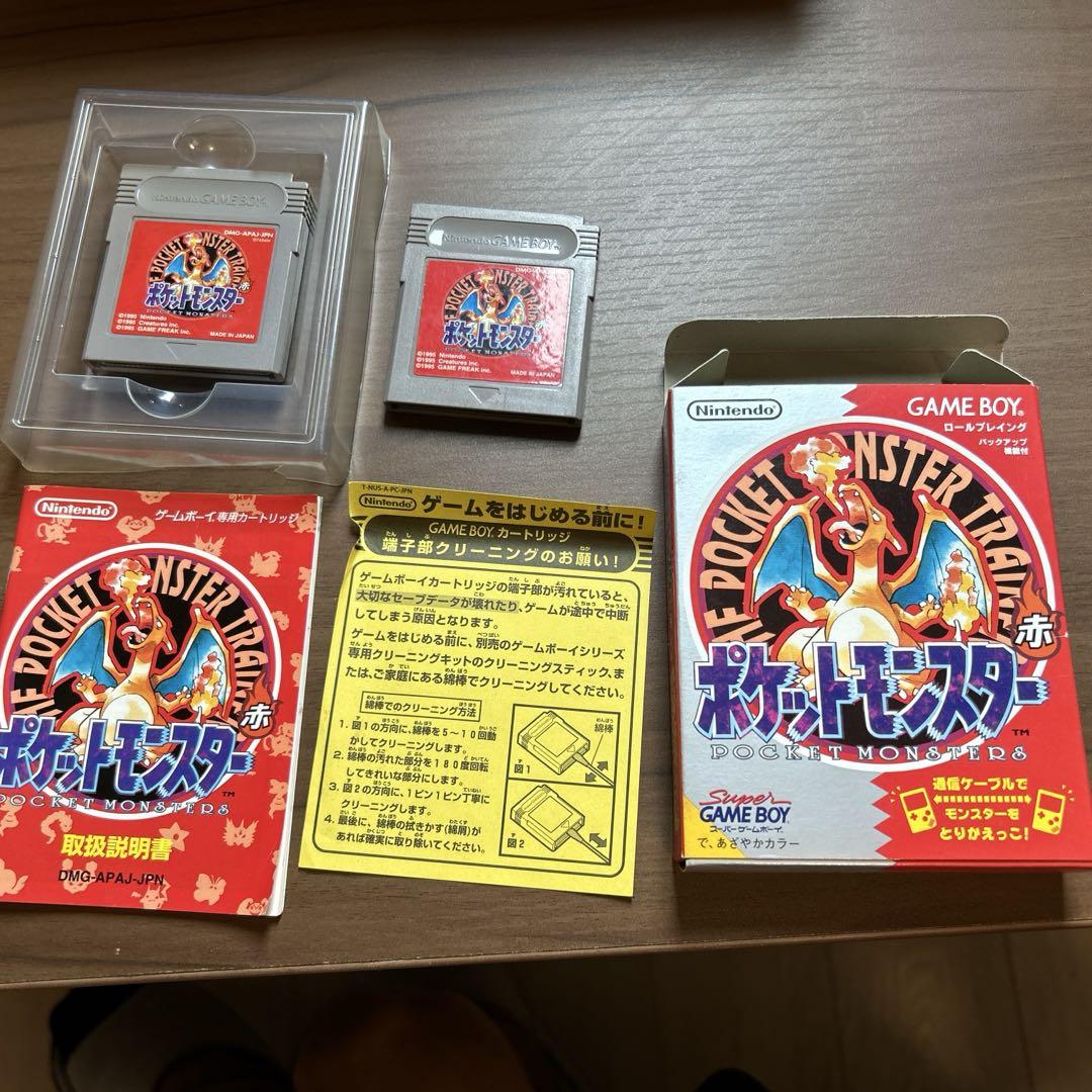 Action Confirmed Pokémon Red Game Boy [Soft x 2]