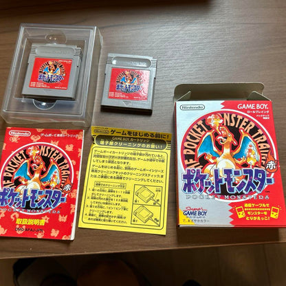 Action Confirmed Pokémon Red Game Boy [Soft x 2]