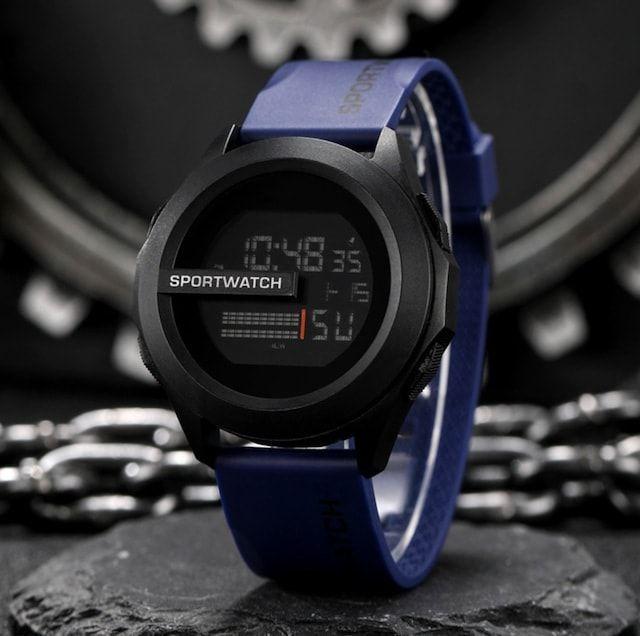 Men's and Women's LED Water-Resistant Sports Digital Watch Blue