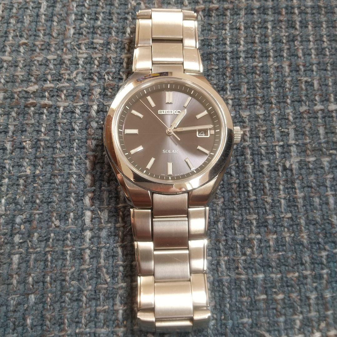 Men's Seiko Solar Watch SEIKO Solar V145-0BL0 Function Tested