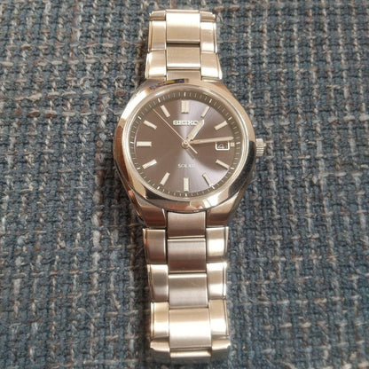 Men's Seiko Solar Watch SEIKO Solar V145-0BL0 Function Tested