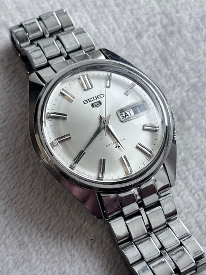 【Working Condition · Excellent Condition】SEIKO 5126-8060 Automatic Winding Watch Silver Dial