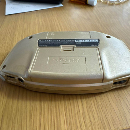 Game Boy Advance SP Gold Console