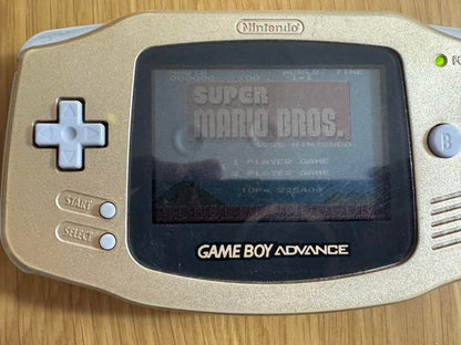 Game Boy Advance SP Gold Console