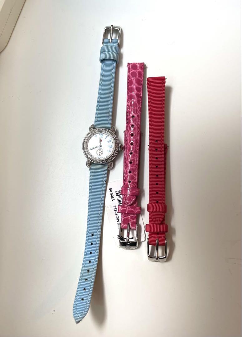 Michelle Luxury Ladies Watch with Diamond Strap Set