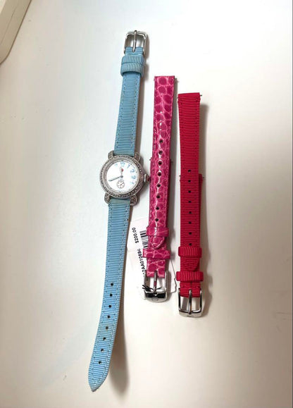 Michelle Luxury Ladies Watch with Diamond Strap Set