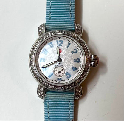 Michelle Luxury Ladies Watch with Diamond Strap Set