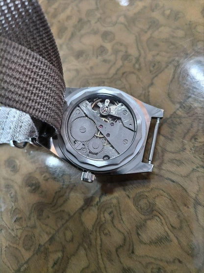 Pilot Military Watch Automatic Black Dial Uruske 36mm