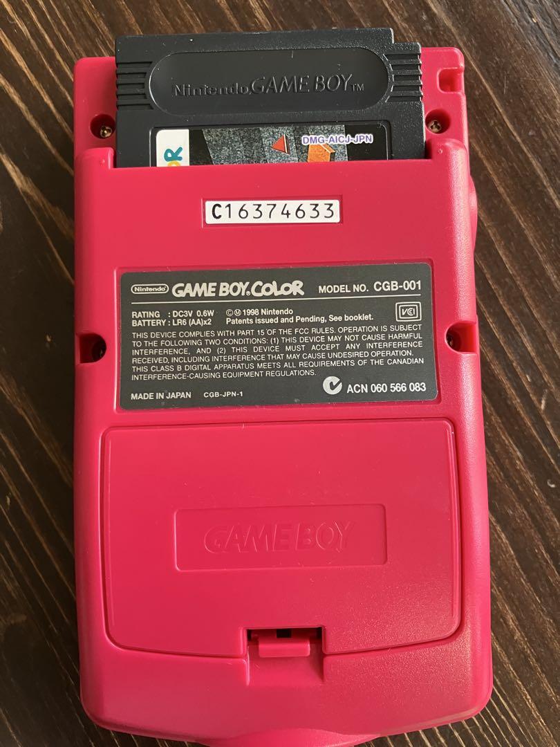 Game Boy Color Pink