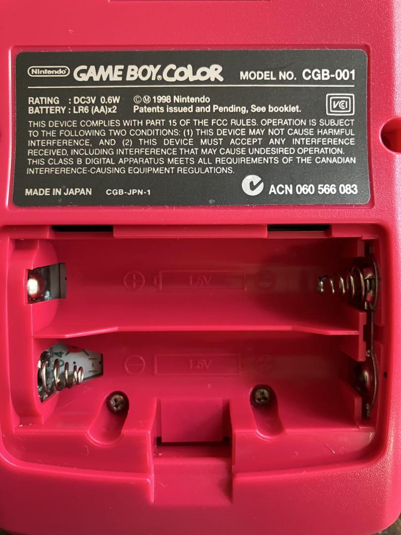 Game Boy Color Pink