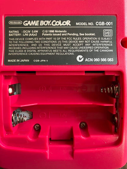 Game Boy Color Pink