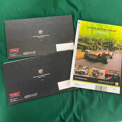 ABARTH New Car Catalog Set T ipo July 2024 Issue Included Extremely Good Condition