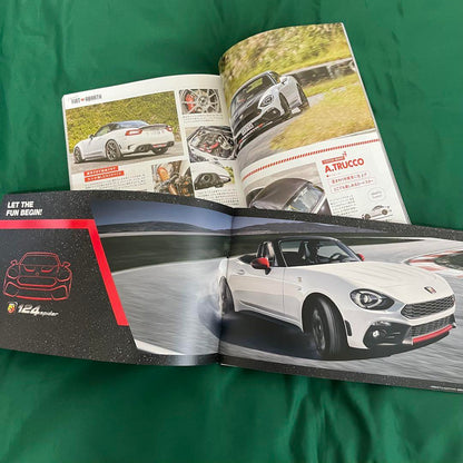 ABARTH New Car Catalog Set T ipo July 2024 Issue Included Extremely Good Condition