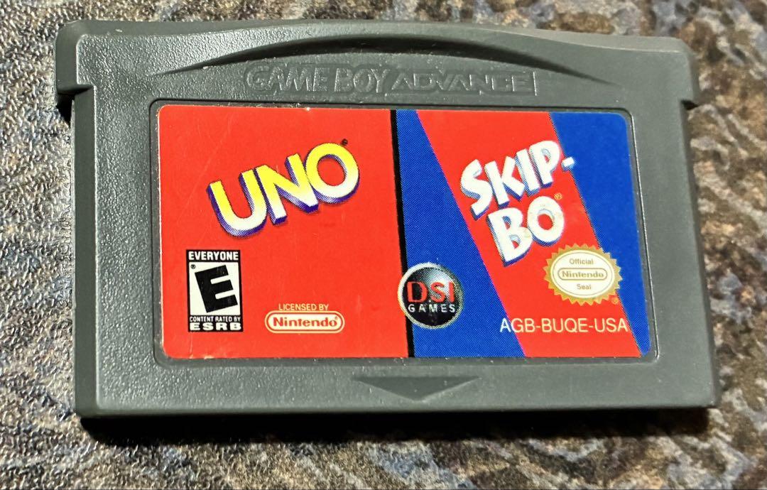 [Confirmed Working] UNO & SKIP-BO Game Boy Advance Game