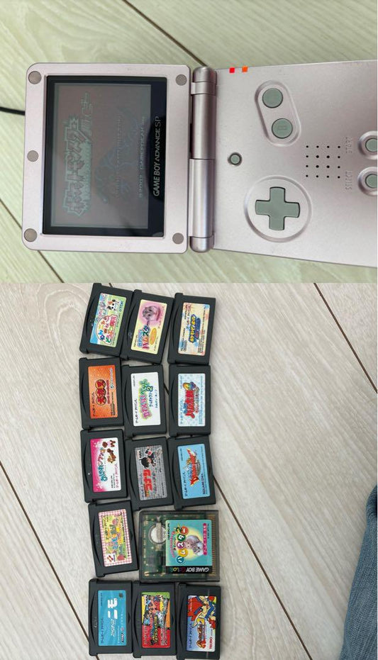 『Re-discount』Nintendo Game Boy Advance SP Pink + Other Bonus Software