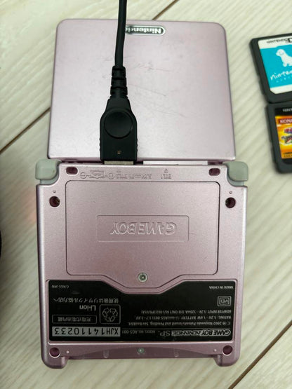 『Re-discount』Nintendo Game Boy Advance SP Pink + Other Bonus Software