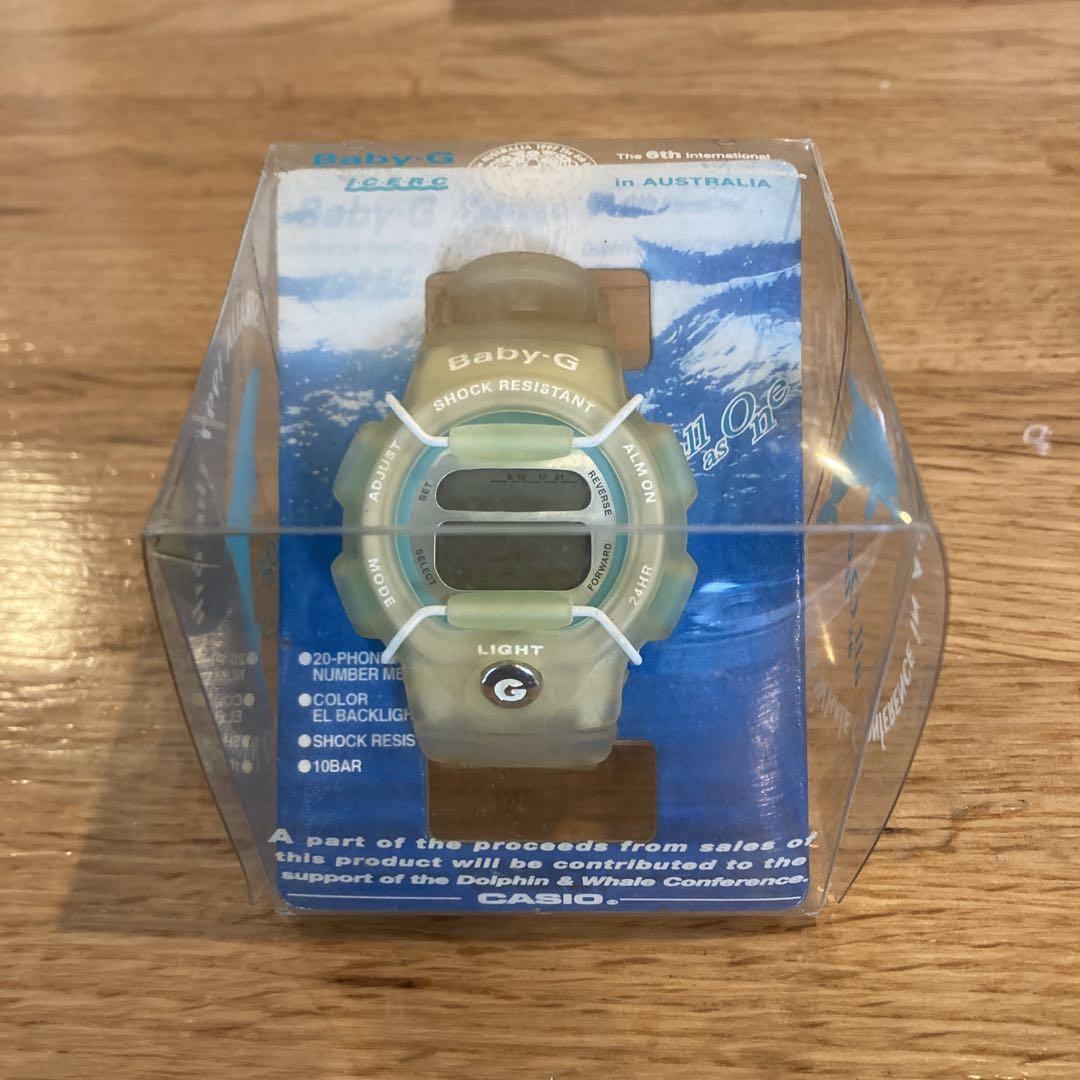 New, Unworn! Baby-G Whale and Dolphin Conference Nelsobay Blue