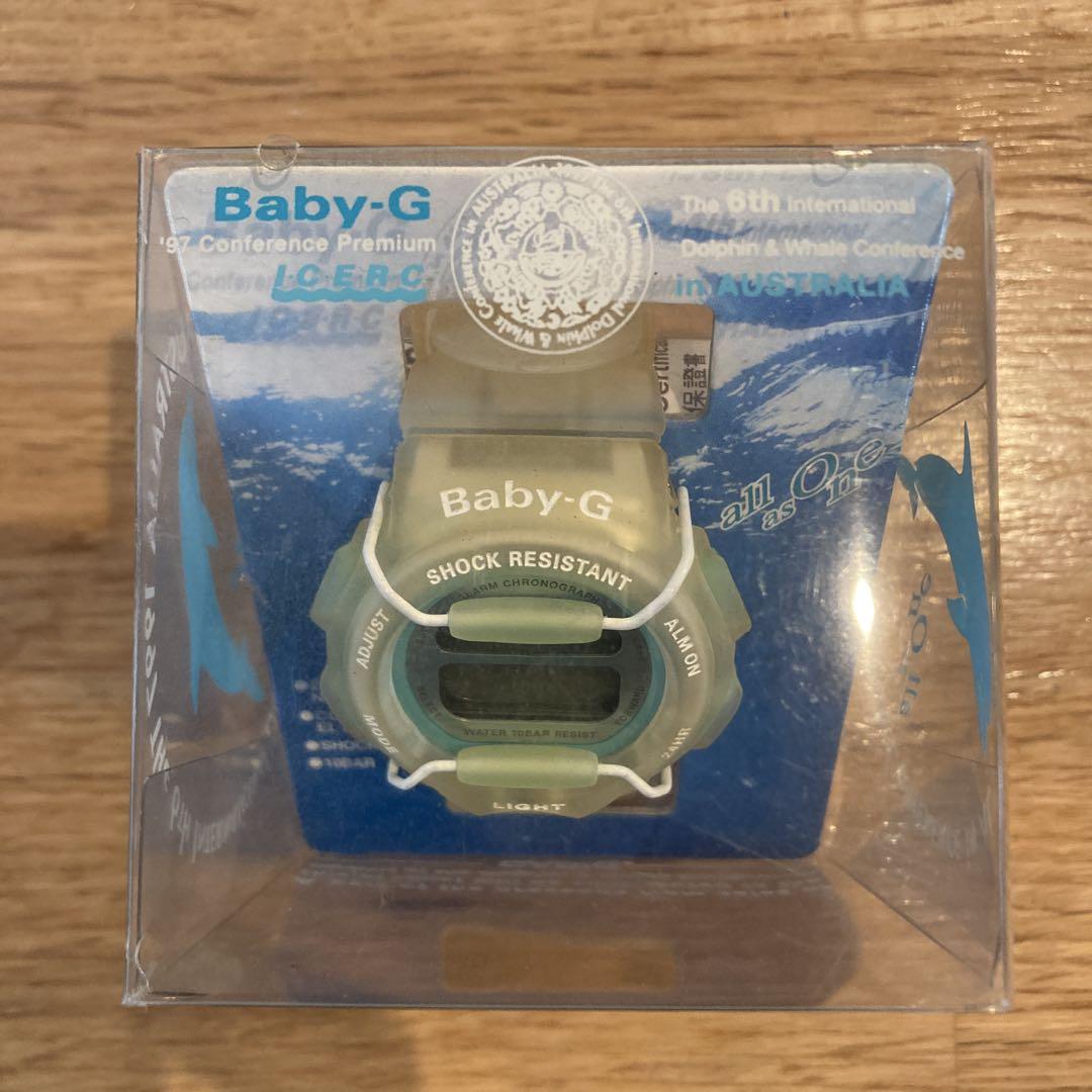 New, Unworn! Baby-G Whale and Dolphin Conference Nelsobay Blue