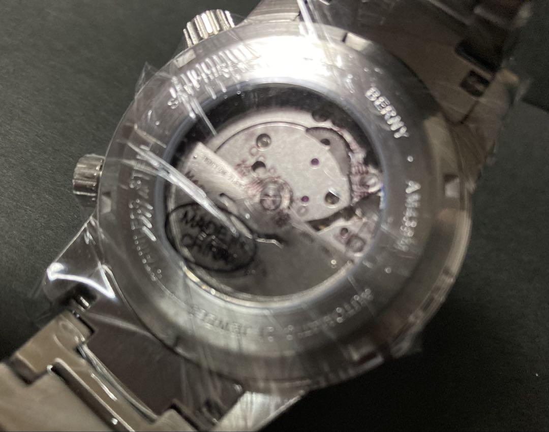 BERNY Automatic Winding Diver Watch Super Luminous 20ATM Sapphire Glass