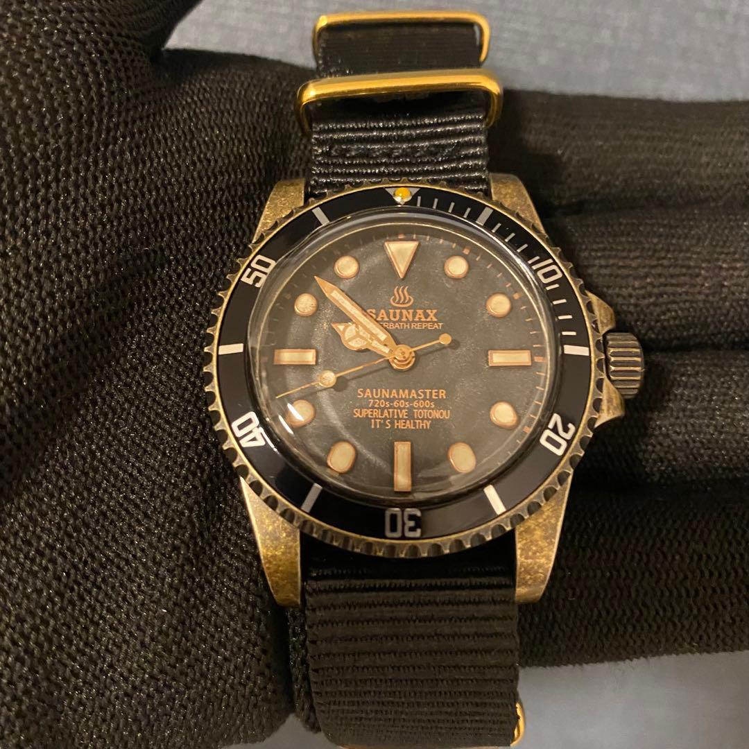 SAUNAX Vintage Submariner Milsub NH35 Vintage