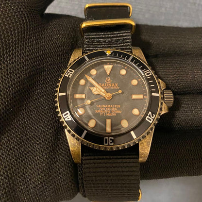 SAUNAX Vintage Submariner Milsub NH35 Vintage