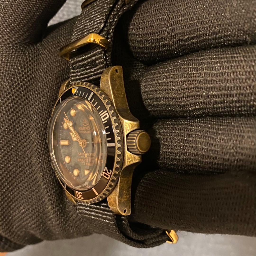 SAUNAX Vintage Submariner Milsub NH35 Vintage