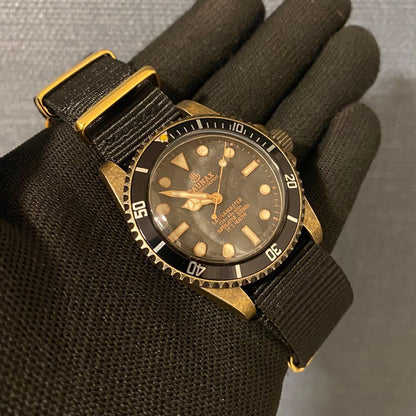 SAUNAX Vintage Submariner Milsub NH35 Vintage