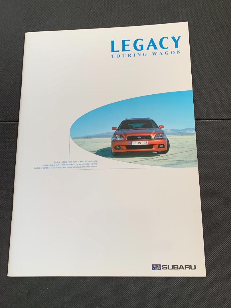 Subaru Legacy (BE/BH series) Catalog 4-set