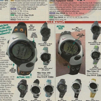 Rarity Nike Timing Triax Watch Y2K 00s