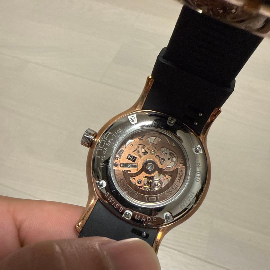 noa Automatic Winding Watch Rose Gold