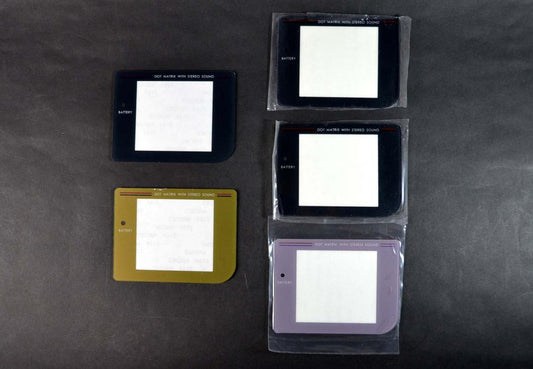 Original Game Boy Screen Lens Set 2 Plastic 3 Glass