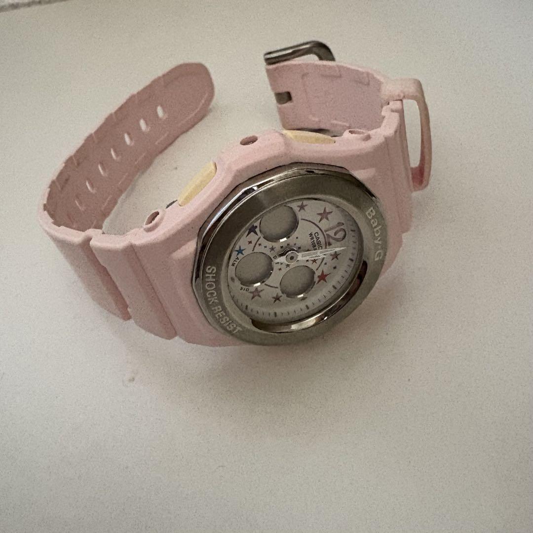 Pink Baby-G Shock Resistant Watch