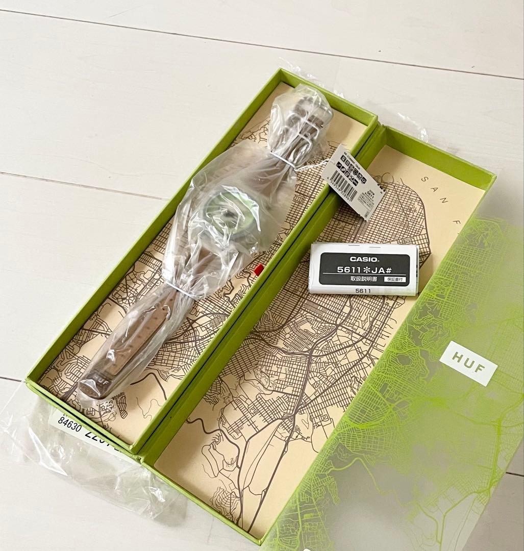 Unused CASIO G-SHOCK HUF Collaboration 20th Anniversary GA-2100