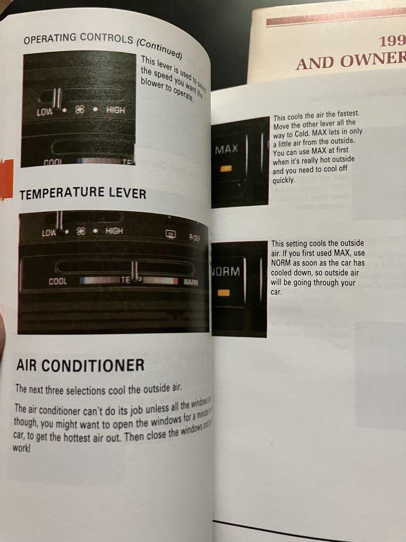 1991 Model Buick Park Avenue Owner's Manual