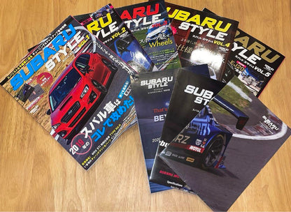 Subaru Style Magazine VOL.1-5 with Bonus Item, Excellent Condition