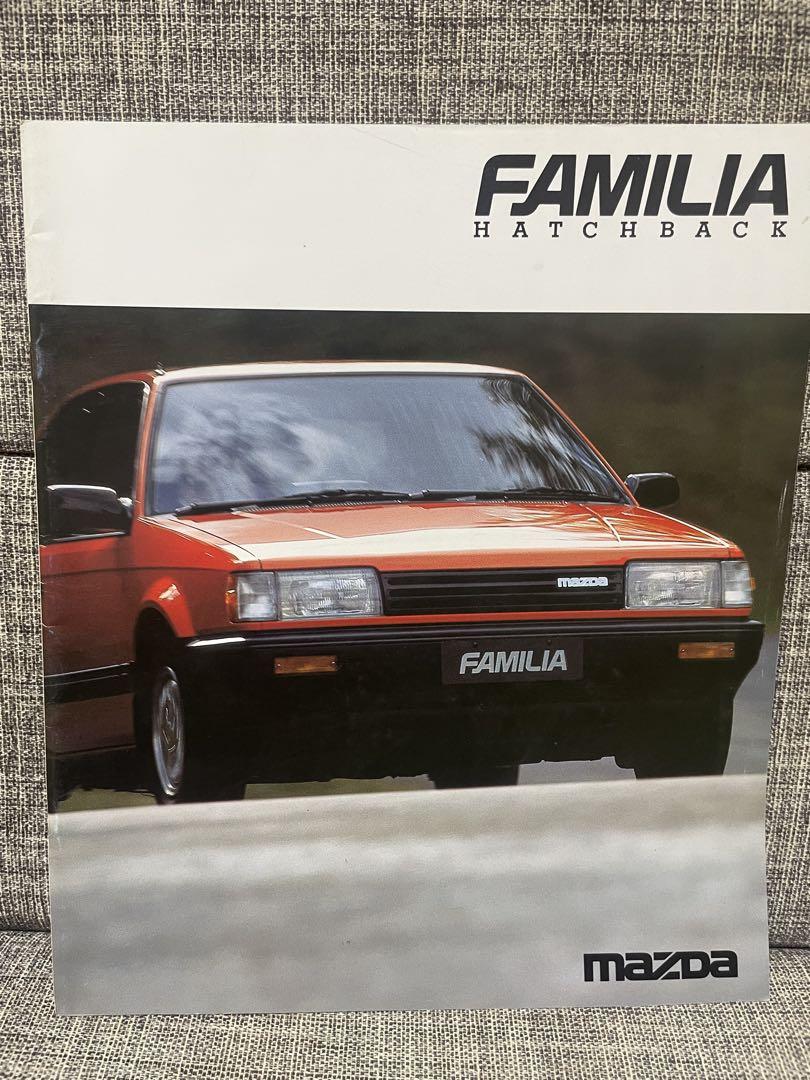 Mazda Familia Hatchback Sedan Domestic Produced Vintage Car Catalog