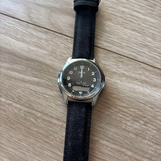 Casio Automatic Winding Watch Black Solar Type