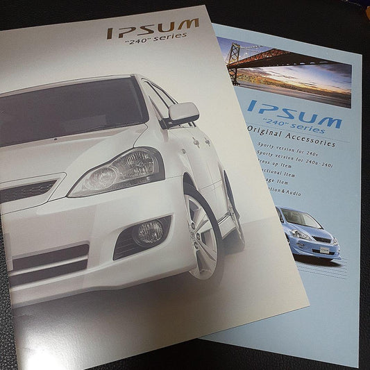 Toyota IPSUM "240" Series Catalog