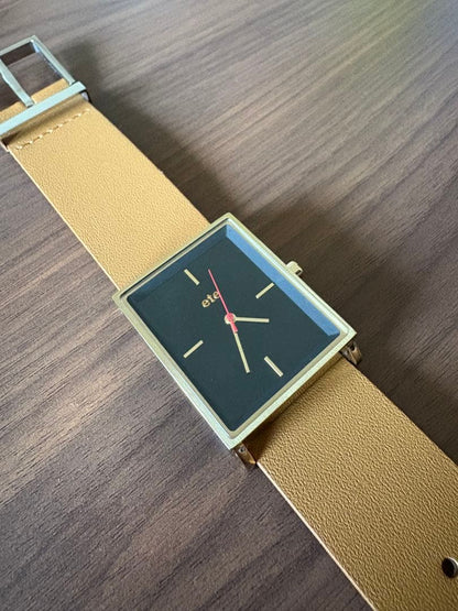 Summer Change-Up Watch Rectangular Black