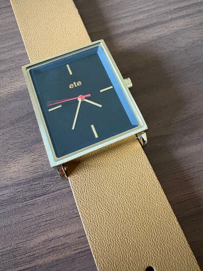 Summer Change-Up Watch Rectangular Black