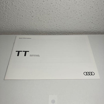 Audi TT/TTS Specification Table Price Revision Table (2022)