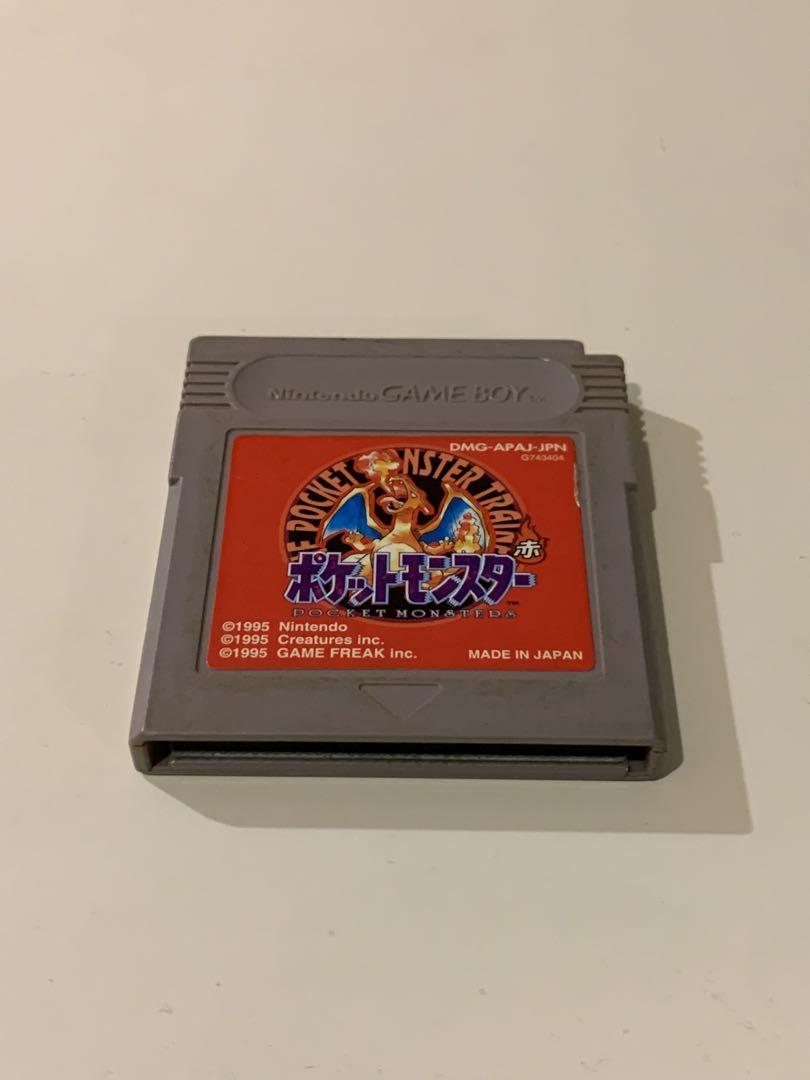 Pokémon Game Boy Software Red
