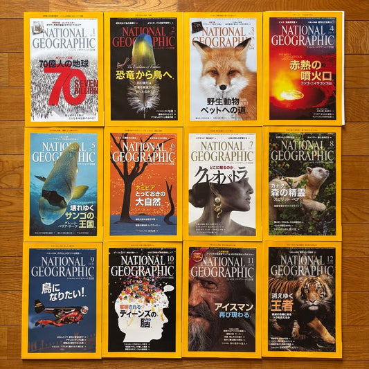 National Geographic 2011 January-December Set of 12 Issues