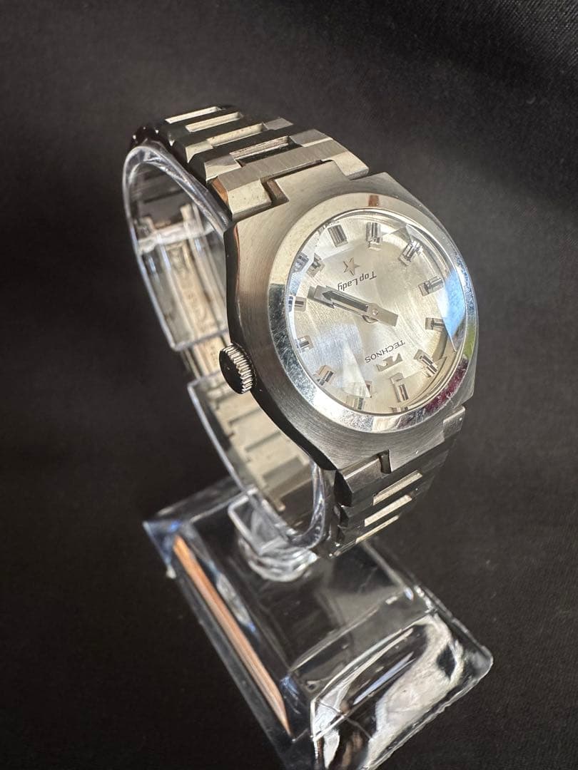 1970s Unworn TECHNOS Top Lady Winding Watch/Ladies
