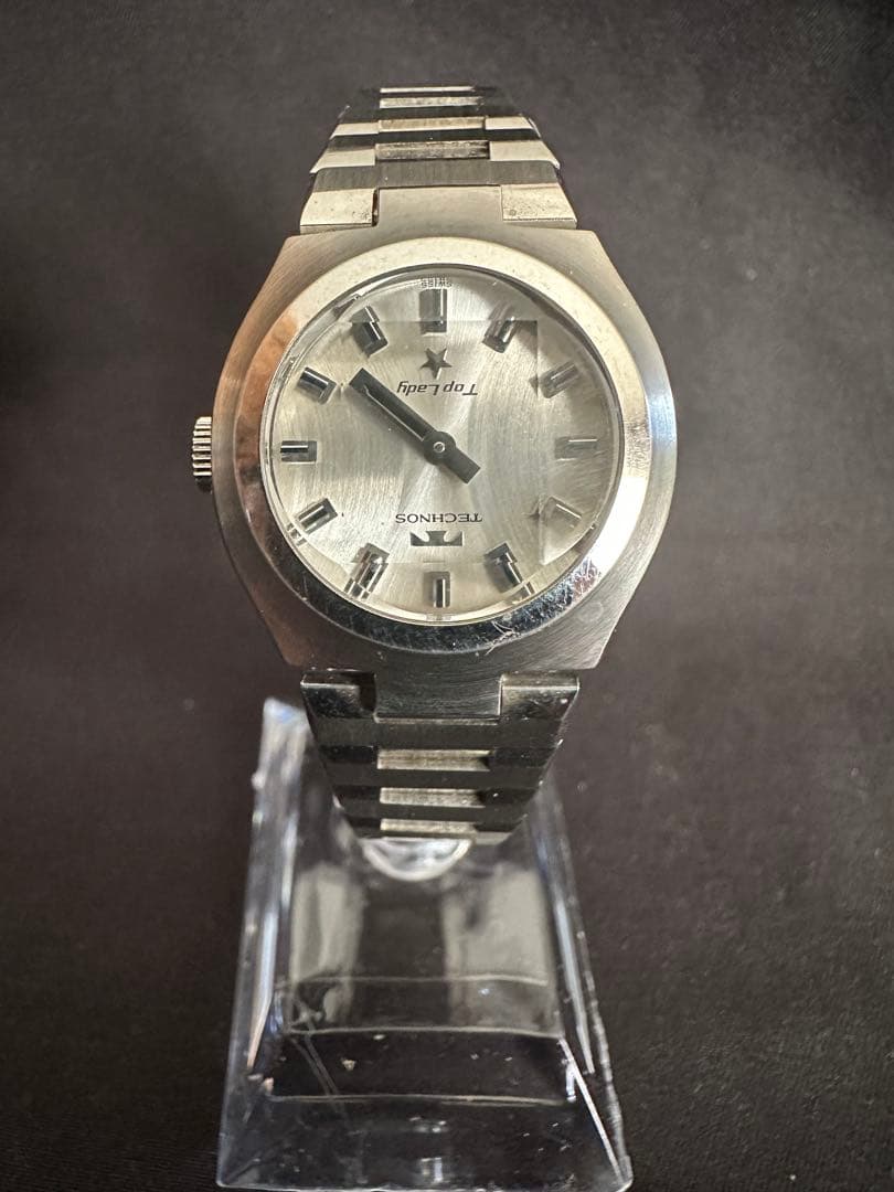 1970s Unworn TECHNOS Top Lady Winding Watch/Ladies