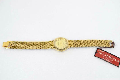 Vintage Casio men's wristwatch in gold plating, GUFSTREAM.