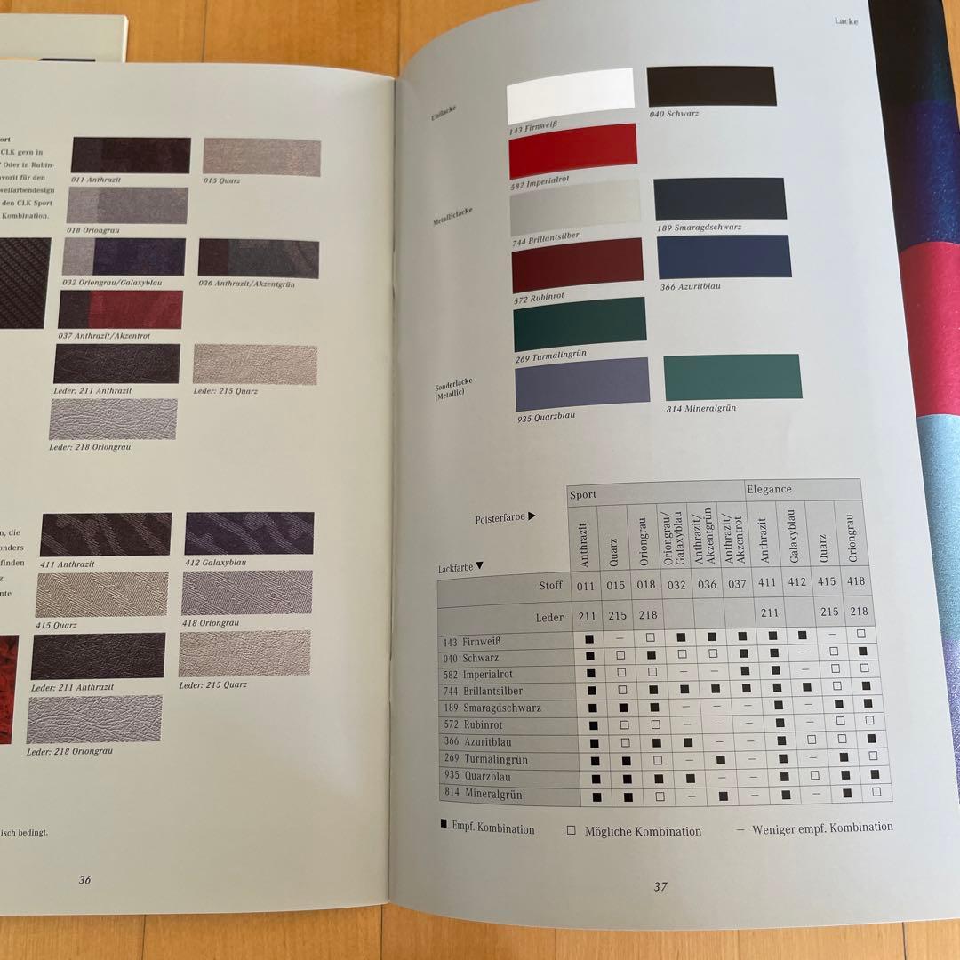 【Price Reduced】Old Car Catalog Mercedes-Benz (Benz) CLK