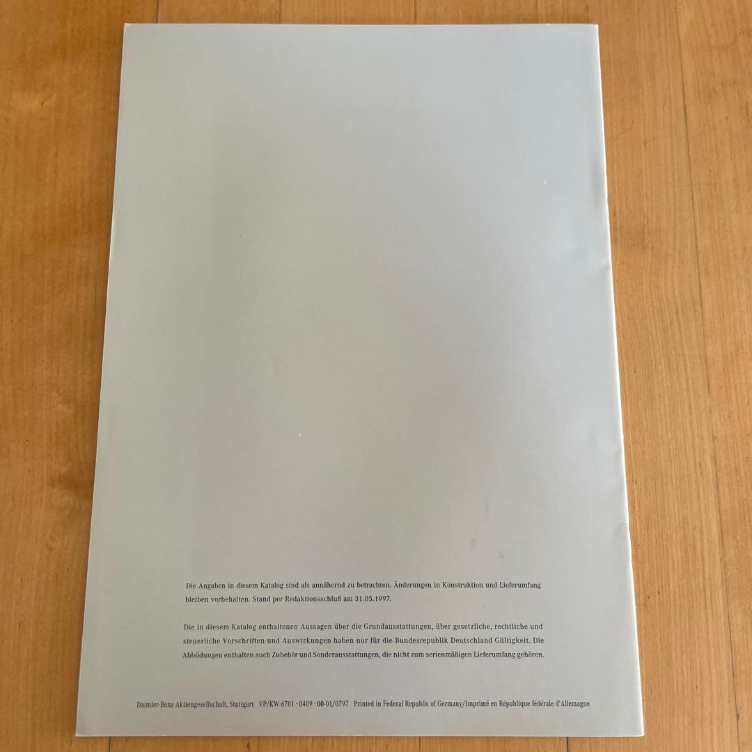 【Price Reduced】Old Car Catalog Mercedes-Benz (Benz) CLK