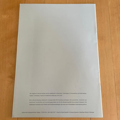 【Price Reduced】Old Car Catalog Mercedes-Benz (Benz) CLK