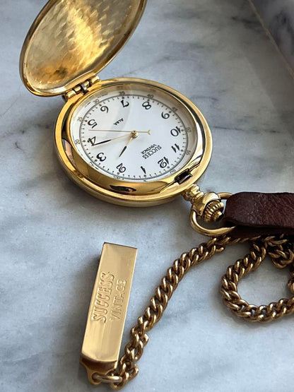 [Battery Replaced] SEIKO ALBA SUCSESS Pocket Watch Antique